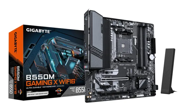 B550M GAMING X WIFI6 Moderkort - AMD B550 - AMD AM4 - DDR4 RAM - Micro-ATX