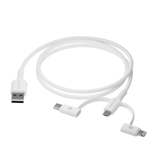 dbramante1928 re-charge - USB-kabelsats - 1 m - vit