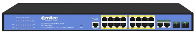- Switch - layer 2+ - Administrerad - 16 x