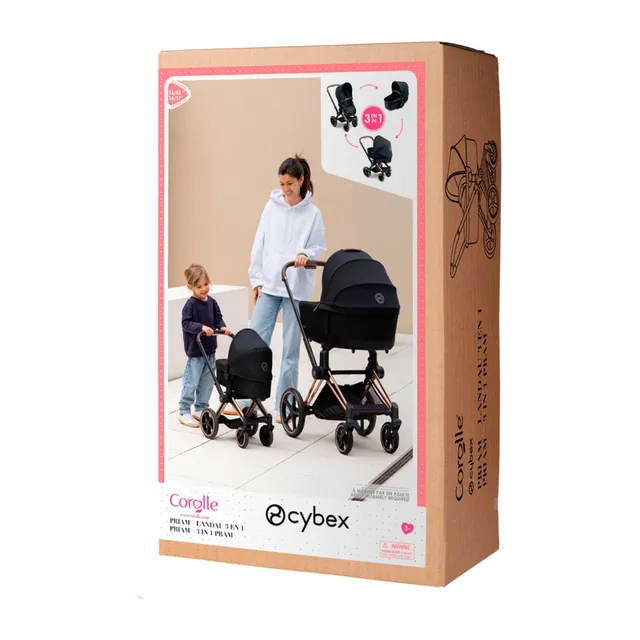 Cor. MGP 14/17" Cybex-3in1 Pram BLK