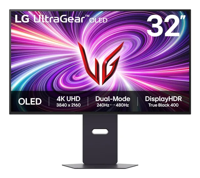 32" LG UltraGear 32GX870A - 3840x2160 (4K) - 240Hz - OLED - 90W USB-C