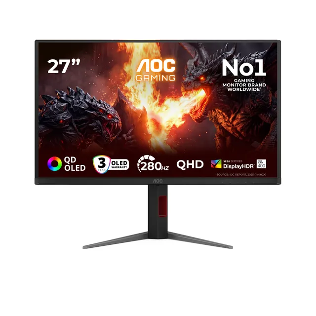 Q27G4ZD / 27" / 2560x1440 / OLED / 280Hz / 0,3 ms / HDR400 / 2xHDMI,DP