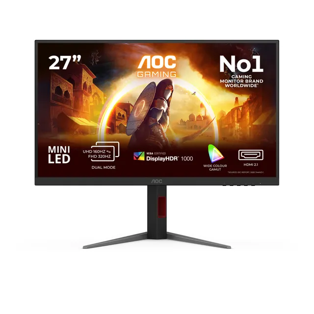 27" U27G4XM Mini LED 4K 160/320 Hz Dual Mode