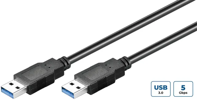 USB-kabel - USB typ A (hane) till U