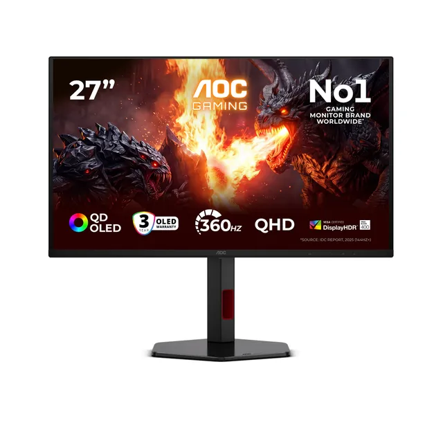 Q27G4SDR / 27" / 2560x1440 / QD-OLED / 360Hz / 0,03 ms / HDR400 / 2x HDMI,DP