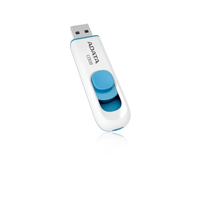 Classic Series C008 Capless - Vit - 32GB - USB-minne