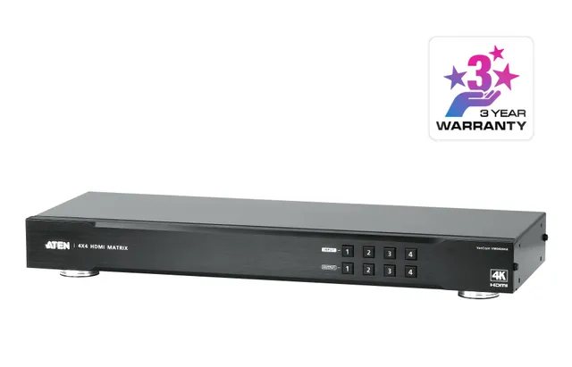 VanCryst 4 x 4 4K HDMI Matrix Switch VM0404HA