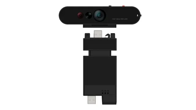 ThinkVision MC60 (S) - Webbkamera - färg - 1920 x 1080 - 1080p - ljud - USB 2.0 - MJPEG, YUY2