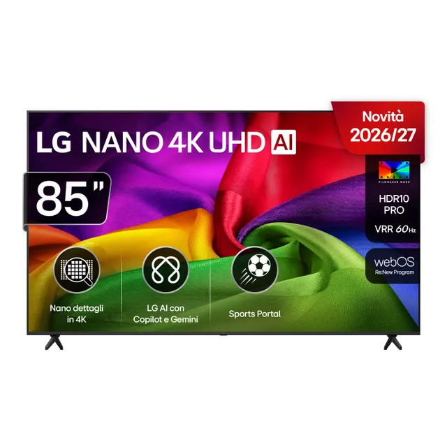 85" 85NU800B6LA / 4K / Nano UHD / 60Hz / Smart TV (2026)