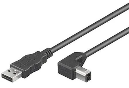 - USB-kabel - USB typ B (hane) till U