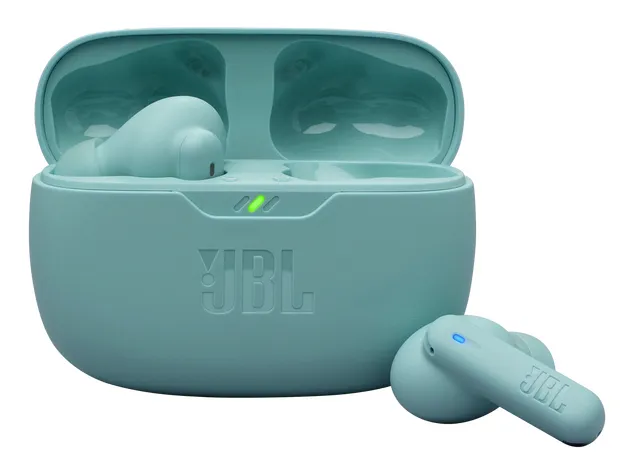 Wave Beam 2 - True wireless-hörlurar med mikrofon - inuti örat - Bluetooth - aktiv brusradering - blå