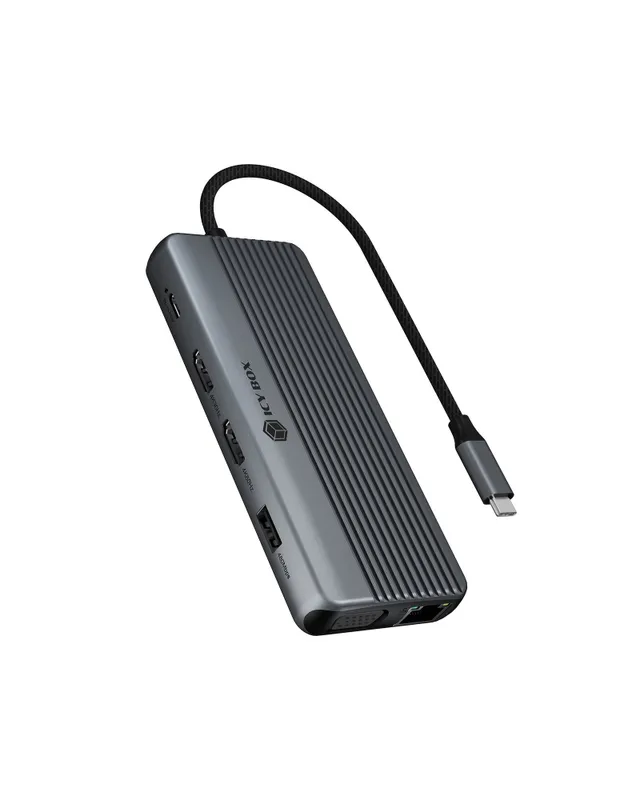 IB-DK4062-CPD - docking station - USB-C 3.2 Gen 1 - 2 x HDMI VGA - 1GbE