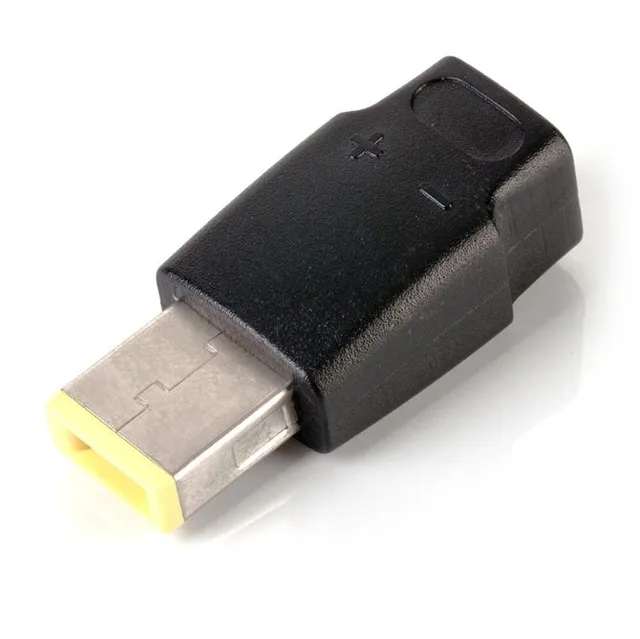 PowerTip X9 - Adapter för effektkontakt - ström till ström (hane) - svart
