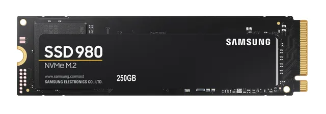 250 GB Samsung 980 NVMe PCIe 3.0 SSD, MLC, M.2