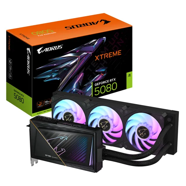 Gigabyte GeForce RTX 5080 AORUS Xtreme WaterForce 16GB GDDR7