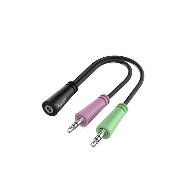 - Audio-adapter - 4-poligt minijack hona till