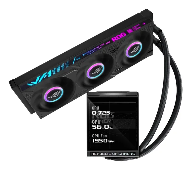 ROG Strix LC IV 360 A-RGB LCD Svart