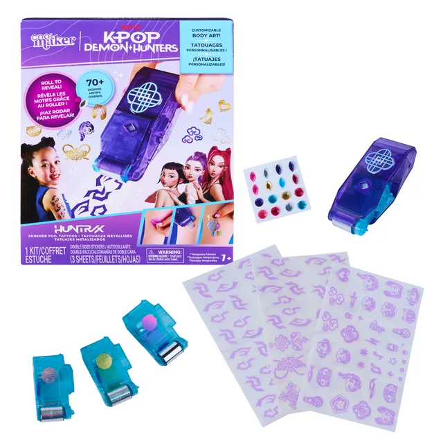 Demon Hunters Cool Maker - Shimmer Me Tattoo Kit