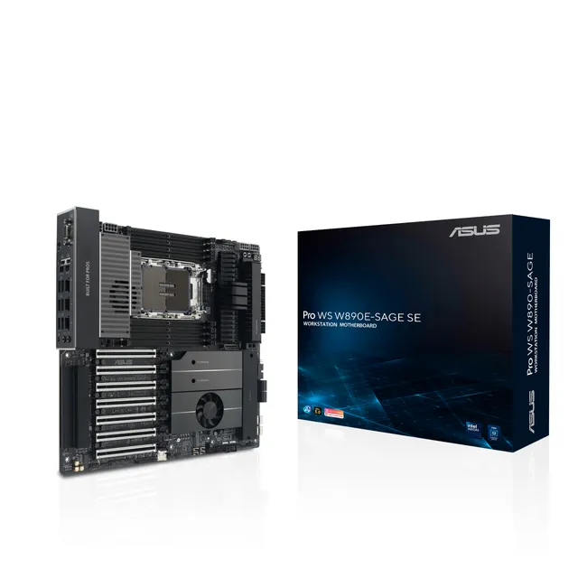 Pro WS W890E-SAGE SE Moderkort - Intel W890 - Intel LGA4710-2 - DDR5 RAM - SSI (Server)