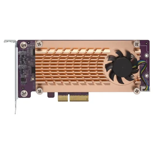 QM2-2S-220A - Kontrollerkort - SATA - låg profil - PCIe 2.0 x2 - för QNAP TS-1232, 1277, 253, 453, 473, 677, 832, 853, 877, 977, TVS-2472, 473, 6