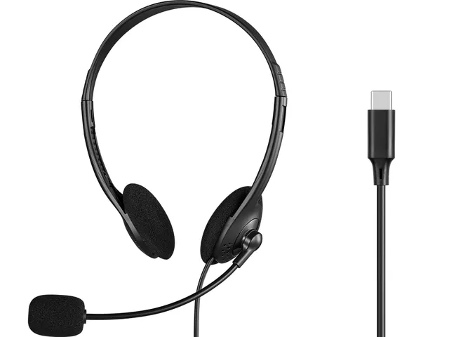 USB-C Headset Bulk - Wired | 40mm Driver | Omni-Directional Mic