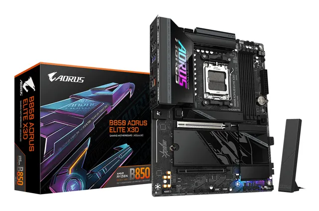 AORUS B850 ELITE X3D WiFi 7 AM5 ATX -emolevy