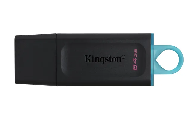 64GB USB3.2 Gen 1 DataTraveler Exodia (black + teal) - 2 Pcs