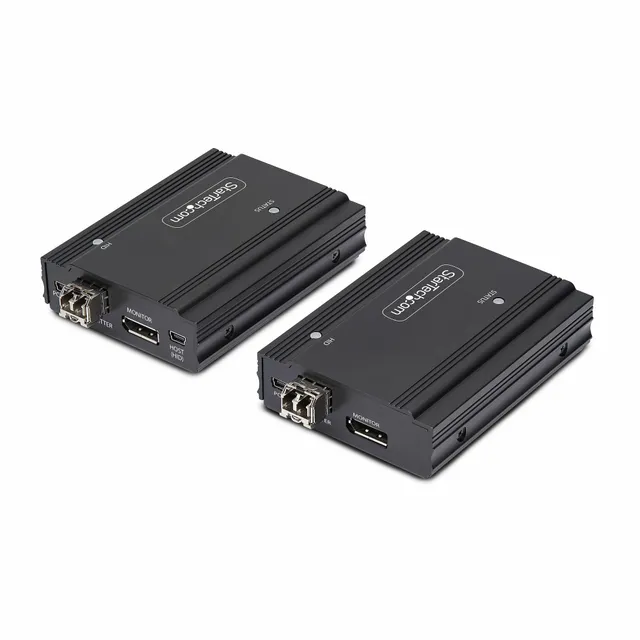 StarTech.com DisplayPort KVM Console Extender Over Fiber Optic, 4K 60Hz - Video/ljud/USB-förlängare - DisplayPort - upp till 300 m - TAA-kompatibel