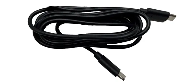 - USB-kabel - USB-C (hane) till USB-C (han