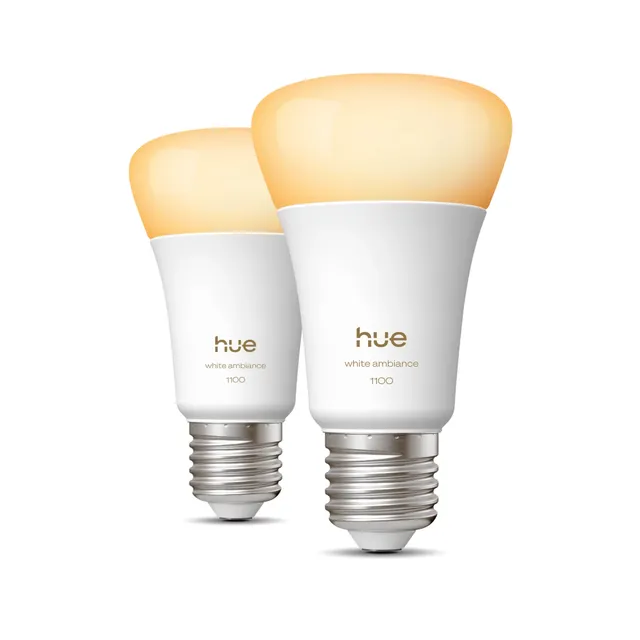 White Ambiance 1100lm E27 2-pack