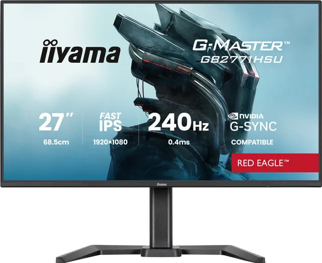 27" iiyama G-MASTER Red Eagle GB2771HSU-B1 - LED monitor - Full HD (1080p) - 27"