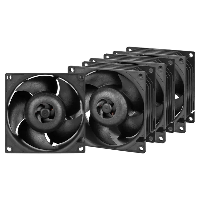 Server Fan S8038-7K - 4-pack - Chassi fläkt - 80mm - Svart