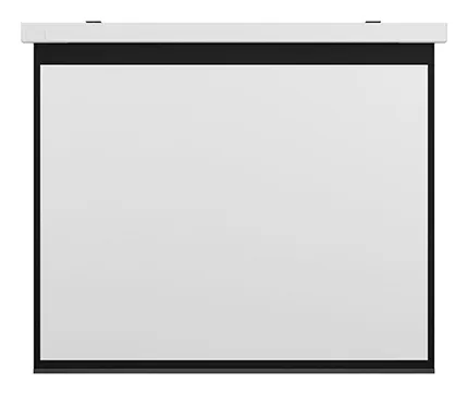 M Motorized Projection Screen Deluxe - Projektorduk - motoriserad - 86" (218 cm) - 4:3 - Matte White - vit