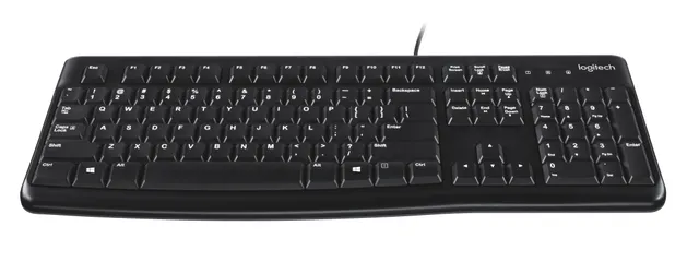 K120 - tangentbord - Tangentbord - Engelska (US) - Svart