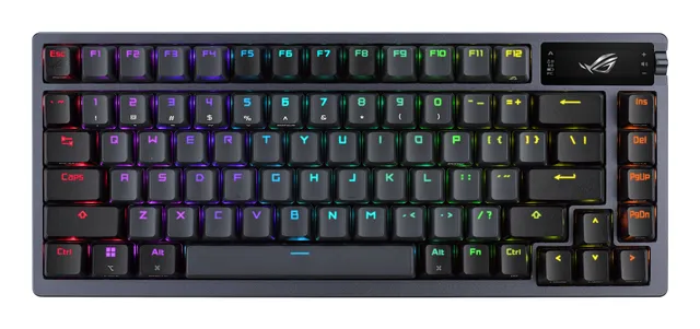 ROG AZOTH 75% Wireless DIY Custom RGB - Gaming Keyboard - Utan numpad - Engelska (US) - Svart