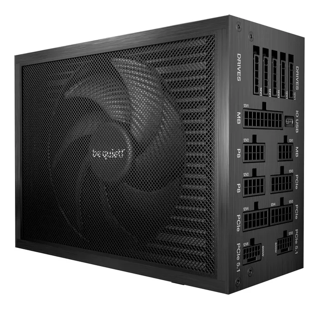 Dark Power Pro 14 IO Strömförsörjning - 1300 Watt - 135 mm - ATX 3.1 - 80 Plus Titanium certificate (upp till 90% effektivitet)