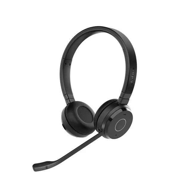 Evolve 65 TE Stereo - Headset - på örat - Bl