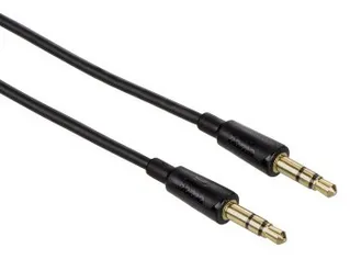 3.5 mm AUX-ljudkabel (slim/guldpläterad/1.5 m)