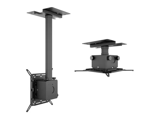 M Pro HD Series - Monteringssats (projektorfäste, justerbar monteringsarm) - för projektor - svart - takmonterbar