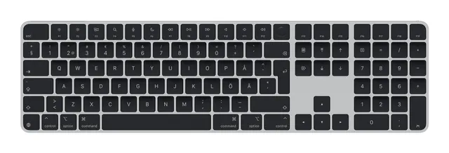 Magic Keyboard med Touch ID och numerisk del - Svenskt - Svart