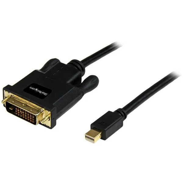 StarTech.com Konverteraradapterkabel för Mini DisplayPort till DVI på 3 m - mDP till DVI 1920x1200 - Svart - DisplayPort-kabel - Mini DisplayPort (han