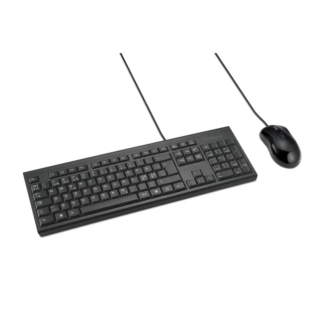 KM100 EQ kabelanslutet set för stationära datorer - Tastatur & Mus set - Nordisk - Svart
