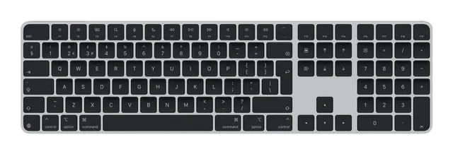 Magic Keyboard with Touch ID and Num Keypad - British English - Black Keys