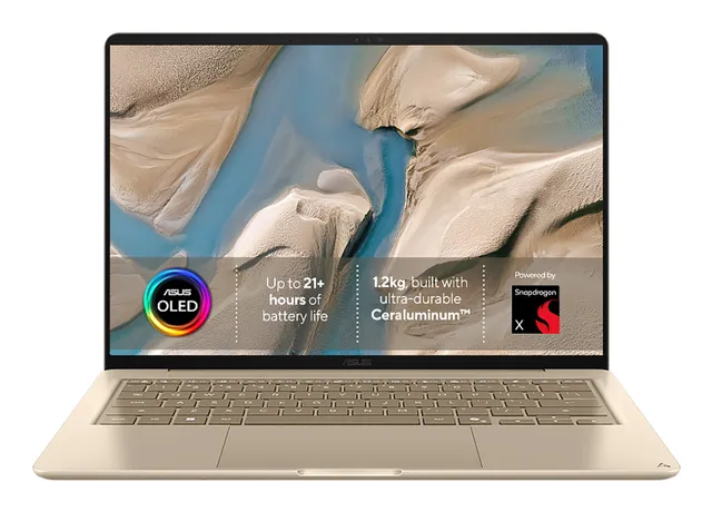 Zenbook 14 Snapdragon X1/16/256GB 14" bärbar dator (beige) Copilot+ PC