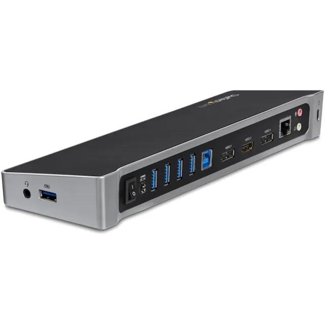 USB 3.0-dockningsstation för trippelskärm
