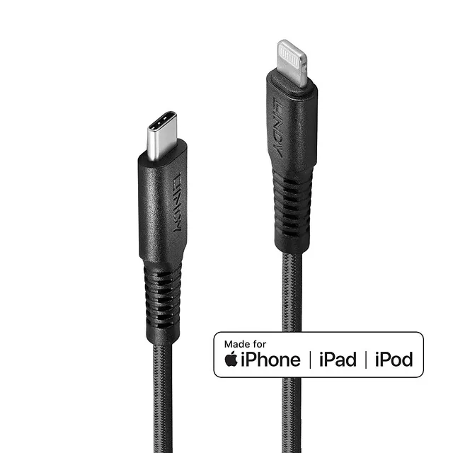 - Lightning-kabel - USB-C hane till Lightnin
