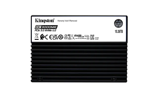 15.36 TB Kingston DC3000ME Enterprise SSD, U.2 PCIe 5.0 NVMe
