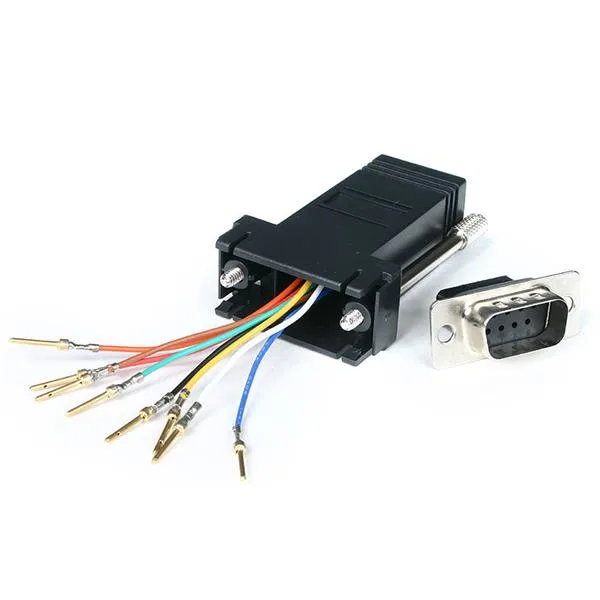 StarTech.com DB9 to RJ45 Modular Adapter - M/F - Serial adapter - DB-9 (M) to RJ-45 (F) - GC98MF - Seriell adapter - DB-9 (hane) till RJ-45 (hona) - f