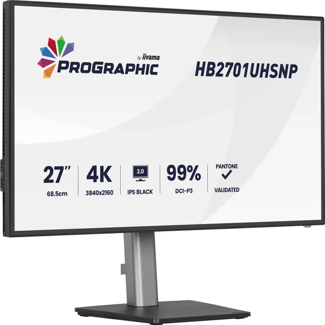 27" iiyama ProGraphic HB2701UHSNP-B1 - LED monitor - 4K - HDR