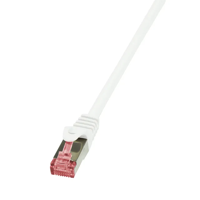 LogiLink PrimeLine - Patch-kabel - RJ-45 (hane) till RJ-45 (hane) - 2 m - SFTP, PiMF - CAT 6 - halogenfri - vit